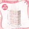 12 Pcs Coquette Pink Bow Flower Party Favor Bag Paper Pink Gift Goodie Candy Treat Bag Bulk with Handles for Birthday Bachelorette Decoration Bridal Baby Shower Party Supplies